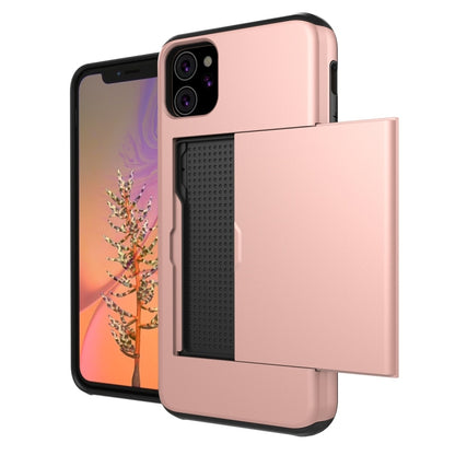 For iPhone 11 Shockproof Rugged Armor Protective Case with Card Slot (Grey) - iPhone 11 Cases by buy2fix | Online Shopping UK | buy2fix