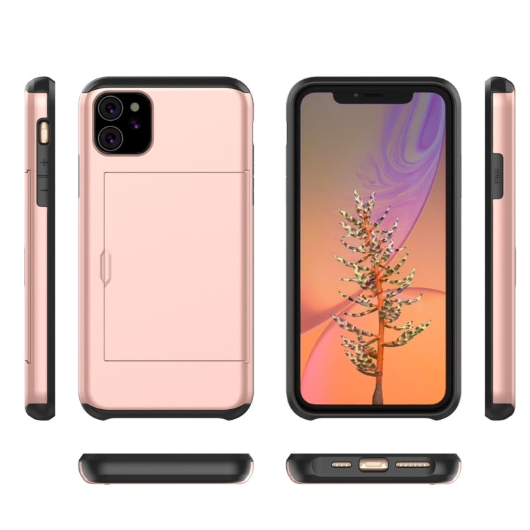 For iPhone 11 Shockproof Rugged Armor Protective Case with Card Slot (Grey) - iPhone 11 Cases by buy2fix | Online Shopping UK | buy2fix