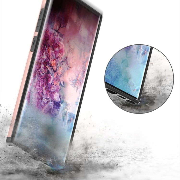 Shockproof Rugged Armor Protective Case with Card Slot for Galaxy Note 10 Pro / Note 10+(White) by buy2fix