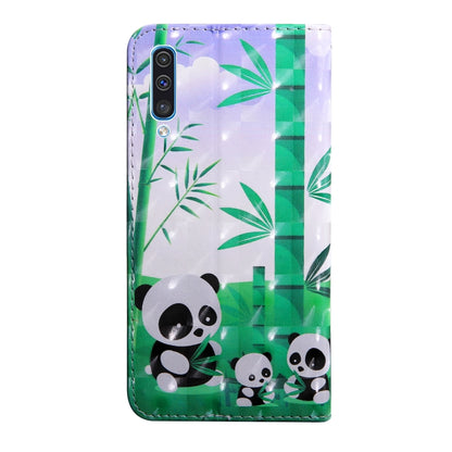 3D Painting Pattern Coloured Drawing Horizontal Flip TPU + PU Leather Case with Holder & Card Slots & Wallet, For:For Galaxy A70(Bamboo Panda) - Galaxy Phone Cases by buy2fix | Online Shopping UK | buy2fix