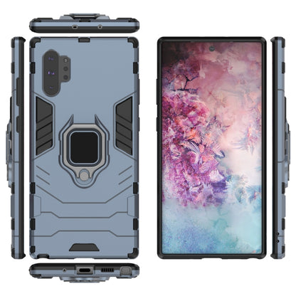 PC + TPU Shockproof Protective Case with Magnetic Ring Holder for Galaxy Note10 Pro(Grey) by buy2fix