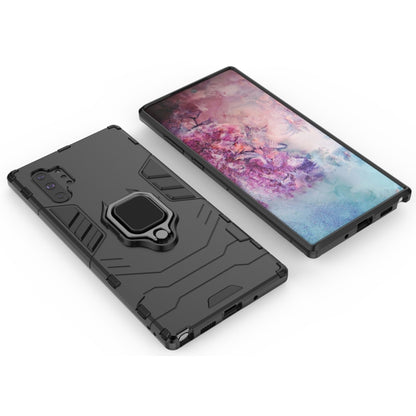 PC + TPU Shockproof Protective Case with Magnetic Ring Holder for Galaxy Note10 Pro(Black) by buy2fix