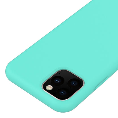 For iPhone 11 Pro Solid Color Liquid Silicone Shockproof Case (Black) - iPhone 11 Pro Cases by buy2fix | Online Shopping UK | buy2fix