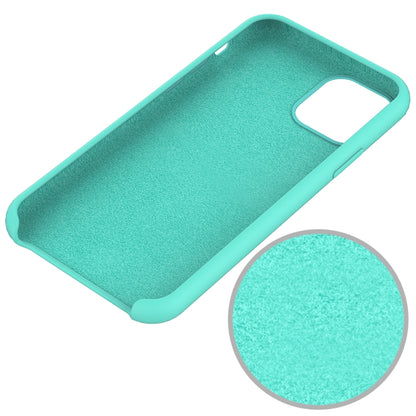 For iPhone 11 Pro Solid Color Liquid Silicone Shockproof Case (Black) - iPhone 11 Pro Cases by buy2fix | Online Shopping UK | buy2fix