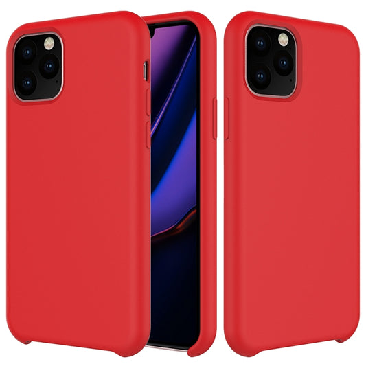 For iPhone 11 Pro Solid Color Liquid Silicone Shockproof Case (Red) - iPhone 11 Pro Cases by buy2fix | Online Shopping UK | buy2fix
