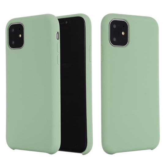 For iPhone 11 Pro Solid Color Liquid Silicone Shockproof Case (Mint Green) - iPhone 11 Pro Cases by buy2fix | Online Shopping UK | buy2fix