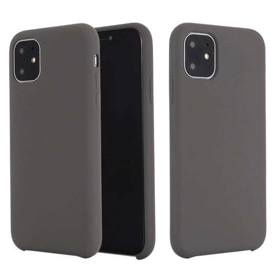 For iPhone 11 Pro Solid Color Liquid Silicone Shockproof Case (Olive Green) - iPhone 11 Pro Cases by buy2fix | Online Shopping UK | buy2fix
