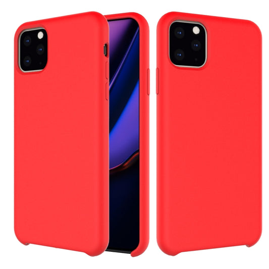 For iPhone 11 Pro Max Solid Color Liquid Silicone Shockproof Case (Red) - iPhone 11 Pro Max Cases by buy2fix | Online Shopping UK | buy2fix