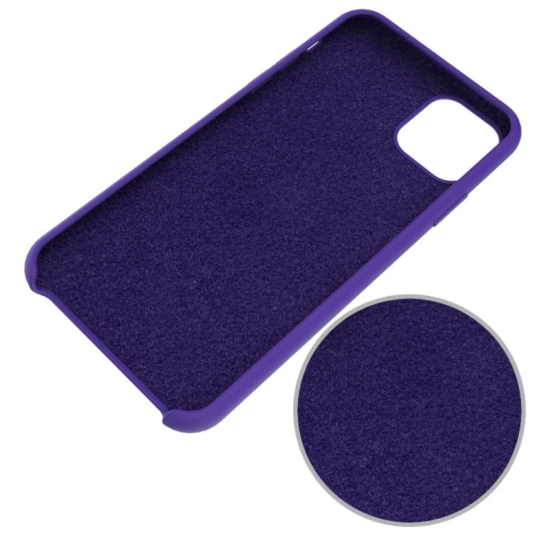 For iPhone 11 Pro Max Solid Color Liquid Silicone Shockproof Case (Red) - iPhone 11 Pro Max Cases by buy2fix | Online Shopping UK | buy2fix