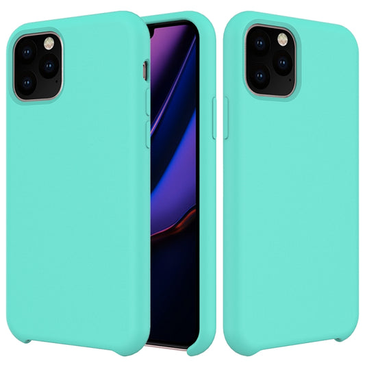 For iPhone 11 Pro Max Solid Color Liquid Silicone Shockproof Case (Baby Blue) - iPhone 11 Pro Max Cases by buy2fix | Online Shopping UK | buy2fix