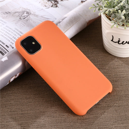 For iPhone 11 Pro Max Solid Color Liquid Silicone Shockproof Case (Melon Red) - iPhone 11 Pro Max Cases by buy2fix | Online Shopping UK | buy2fix