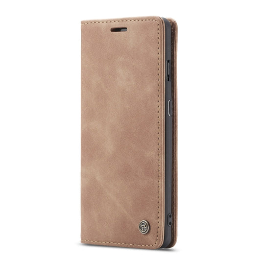 CaseMe-013 Multi-functional Retro Frosted Horizontal Flip Leather Case with Card Slot & Holder & Wallet For OnePlus 7(Brown) - OnePlus Cases by CaseMe | Online Shopping UK | buy2fix