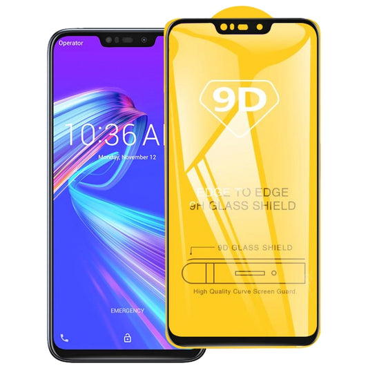 9D Full Glue Full Screen Tempered Glass Film For Asus Zenfone Max (M2) ZB633KL - ASUS Tempered Glass by buy2fix | Online Shopping UK | buy2fix