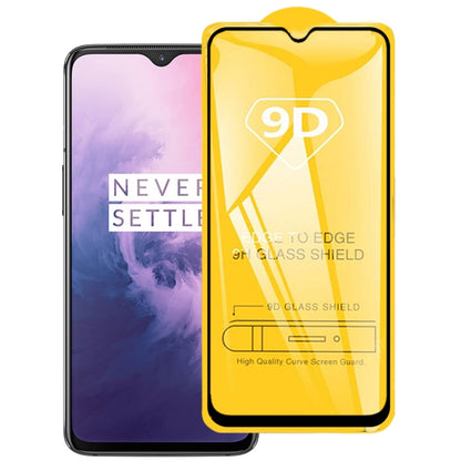 9D Full Glue Full Screen Tempered Glass Film For OnePlus 7 - OnePlus Tempered Glass by buy2fix | Online Shopping UK | buy2fix