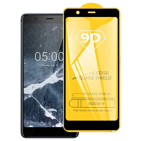 9D Full Glue Full Screen Tempered Glass Film For Nokia 5.1 - Nokia Tempered Glass by buy2fix | Online Shopping UK | buy2fix