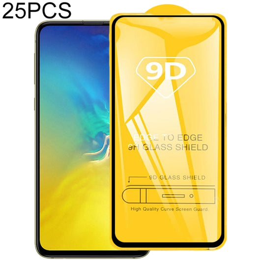 25 PCS 9D Full Glue Full Screen Tempered Glass Film For Galaxy S10e - Galaxy Tempered Glass by buy2fix | Online Shopping UK | buy2fix