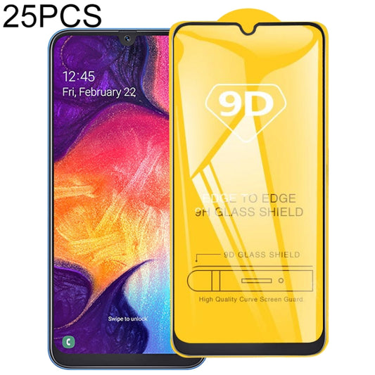 25 PCS 9D Full Glue Full Screen Tempered Glass Film For Galaxy J8 (2018) - Galaxy Tempered Glass by buy2fix | Online Shopping UK | buy2fix