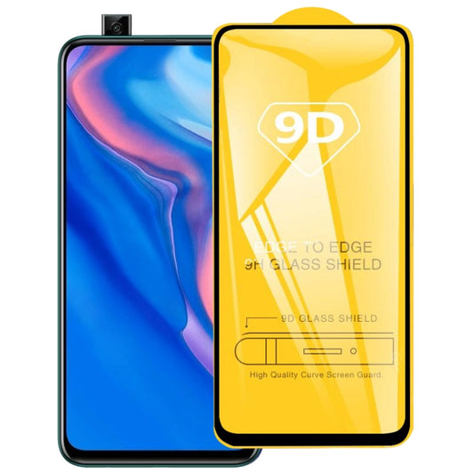 9D Full Glue Full Screen Tempered Glass Film For Huawei P Smart Z - Huawei Tempered Glass by buy2fix | Online Shopping UK | buy2fix