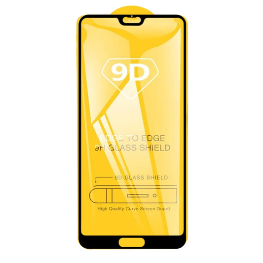 9D Full Glue Full Screen Tempered Glass Film For Huawei P20 Pro - Huawei Tempered Glass by buy2fix | Online Shopping UK | buy2fix