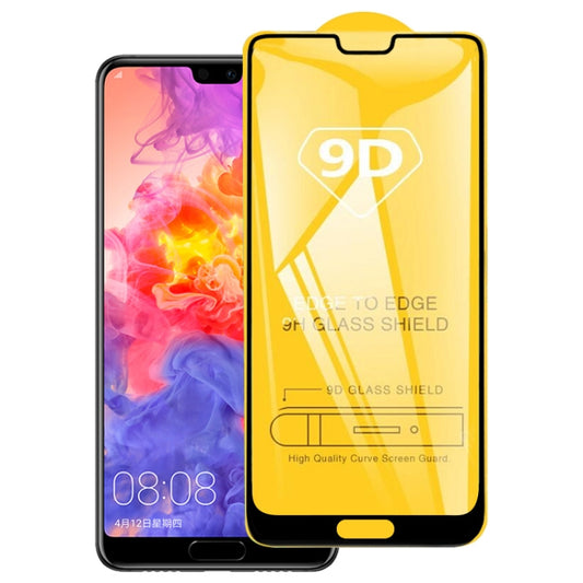 9D Full Glue Full Screen Tempered Glass Film For Huawei P20 - Huawei Tempered Glass by buy2fix | Online Shopping UK | buy2fix