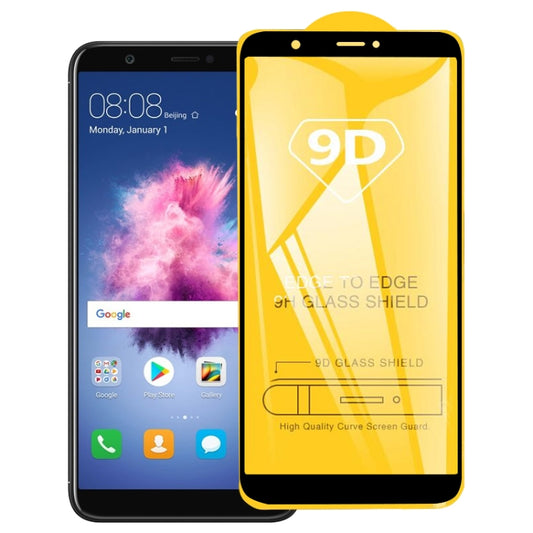 25 PCS 9D Full Glue Full Screen Tempered Glass Film For Huawei P Smart (Enjoy 7S) - Huawei Tempered Glass by buy2fix | Online Shopping UK | buy2fix