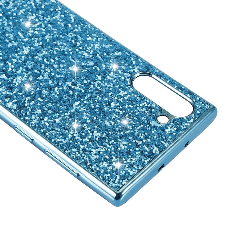Plating Glittery Powder Shockproof TPU Case For Galaxy Note 10(Red) by buy2fix