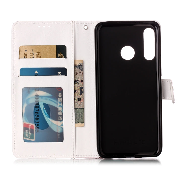 Oil Embossed Coloured Drawing Pattern Horizontal Flip PU Leather Case with Holder & Card Slots & Wallet & Photo Frame For Huawei P30 Lite(Half Sunflower) - Huawei Cases by buy2fix | Online Shopping UK | buy2fix