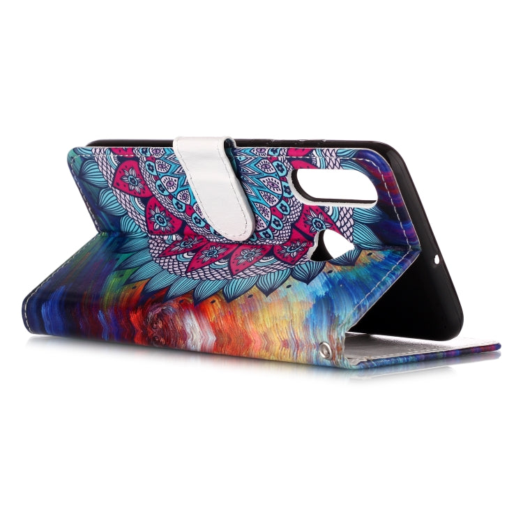 Oil Embossed Coloured Drawing Pattern Horizontal Flip PU Leather Case with Holder & Card Slots & Wallet & Photo Frame For Huawei P30 Lite(Half Sunflower) - Huawei Cases by buy2fix | Online Shopping UK | buy2fix