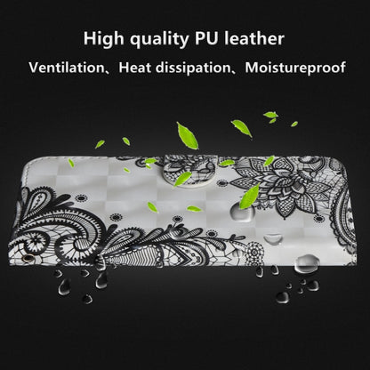 3D Painting Pattern Horizontal Flip TPU + PU Leather Case with Holder & Card Slots & Wallet For Huawei Y5 (2019)(Black Flower) - Huawei Cases by buy2fix | Online Shopping UK | buy2fix