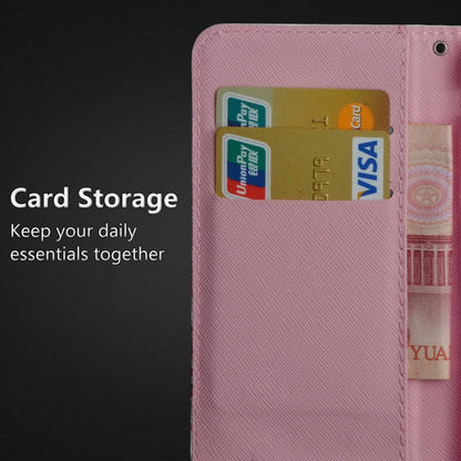 3D Painting Pattern Horizontal Flip TPU + PU Leather Case with Holder & Card Slots & Wallet For Huawei Y5 (2019)(Gradient Color) - Huawei Cases by buy2fix | Online Shopping UK | buy2fix