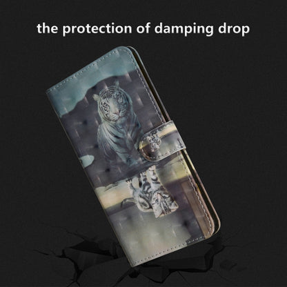 3D Painting Pattern Horizontal Flip TPU + PU Leather Case with Holder & Card Slots & Wallet For Galaxy A20e(Cat Tiger) - Galaxy Phone Cases by buy2fix | Online Shopping UK | buy2fix