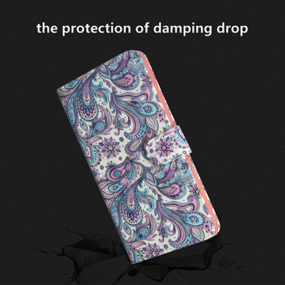 3D Painting Pattern Horizontal Flip TPU + PU Leather Case with Holder & Card Slots & Wallet For Galaxy A20e(Spiral Pattern) - Galaxy Phone Cases by buy2fix | Online Shopping UK | buy2fix