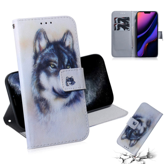 For iPhone 11 Pro 3D Colored Drawing Horizontal Flip Leather Case, with Holder & Card Slot & Wallet (White Wolf) - iPhone 11 Pro Cases by buy2fix | Online Shopping UK | buy2fix