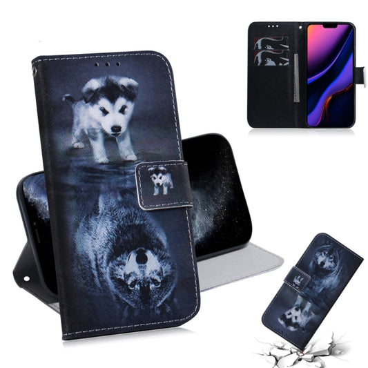 For iPhone 11 Pro 3D Colored Drawing Horizontal Flip Leather Case, with Holder & Card Slot & Wallet (Wolf and Dog) - iPhone 11 Pro Cases by buy2fix | Online Shopping UK | buy2fix