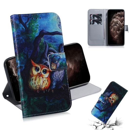 For iPhone 11 Pro Max 3D Colored Drawing Horizontal Flip Leather Case, with Holder & Card Slot & Wallet (Oil Painting Owl) - iPhone 11 Pro Max Cases by buy2fix | Online Shopping UK | buy2fix
