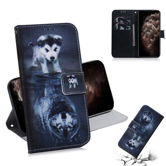 For iPhone 11 Pro Max 3D Colored Drawing Horizontal Flip Leather Case, with Holder & Card Slot & Wallet (Wolf and Dog) - iPhone 11 Pro Max Cases by buy2fix | Online Shopping UK | buy2fix