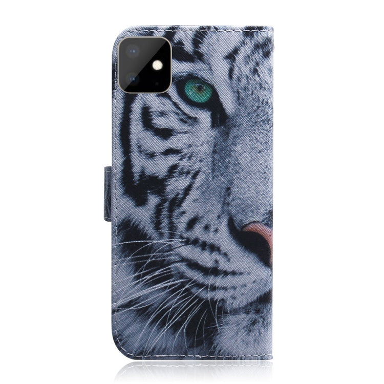 For iPhone 11 3D Colored Drawing Horizontal Flip Leather Case, with Holder & Card Slot & Wallet (Tiger) - iPhone 11 Cases by buy2fix | Online Shopping UK | buy2fix