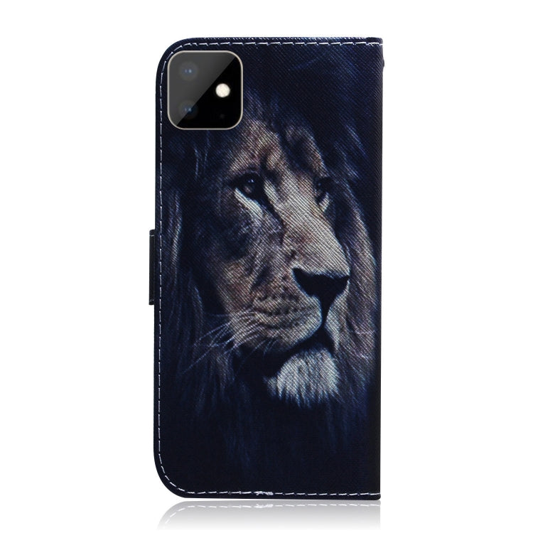 For iPhone 11 3D Colored Drawing Horizontal Flip Leather Case, with Holder & Card Slot & Wallet (Lion) - iPhone 11 Cases by buy2fix | Online Shopping UK | buy2fix