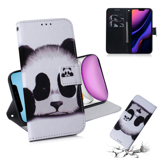 For iPhone 11 3D Colored Drawing Horizontal Flip Leather Case, with Holder & Card Slot & Wallet (Panda) - iPhone 11 Cases by buy2fix | Online Shopping UK | buy2fix