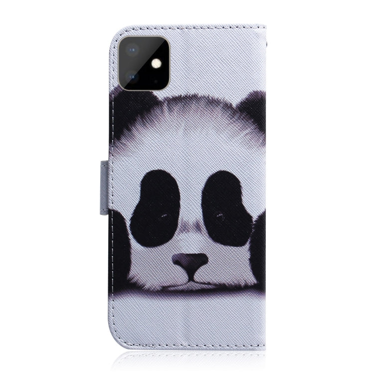 For iPhone 11 3D Colored Drawing Horizontal Flip Leather Case, with Holder & Card Slot & Wallet (Panda) - iPhone 11 Cases by buy2fix | Online Shopping UK | buy2fix