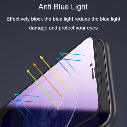 For iPhone XS/ X / 11 Pro AG Matte Anti Blue Light Full Cover Tempered Glass - iPhone X & XS Tempered Glass by buy2fix | Online Shopping UK | buy2fix