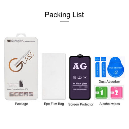 For iPhone XS/ X / 11 Pro AG Matte Anti Blue Light Full Cover Tempered Glass - iPhone X & XS Tempered Glass by buy2fix | Online Shopping UK | buy2fix