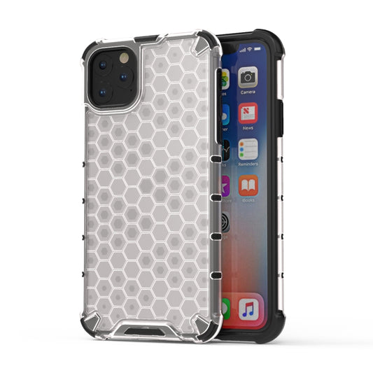 Shockproof Honeycomb PC + TPU Case for iPhone 11(Transparent) - iPhone 11 Cases by buy2fix | Online Shopping UK | buy2fix
