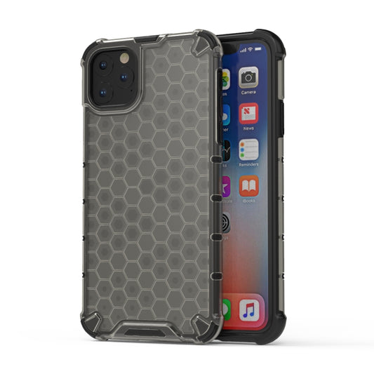 Shockproof Honeycomb PC + TPU Case for iPhone 11(Black) - iPhone 11 Cases by buy2fix | Online Shopping UK | buy2fix
