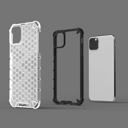 Shockproof Honeycomb PC + TPU Case for iPhone 11(Red) - iPhone 11 Cases by buy2fix | Online Shopping UK | buy2fix