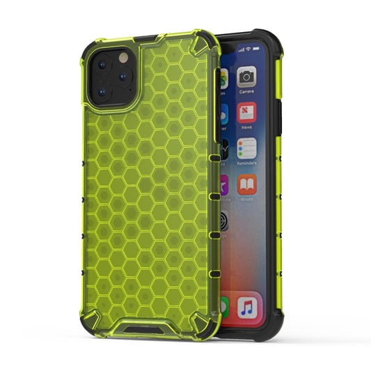 Shockproof Honeycomb PC + TPU Case for iPhone 11(Green) - iPhone 11 Cases by buy2fix | Online Shopping UK | buy2fix