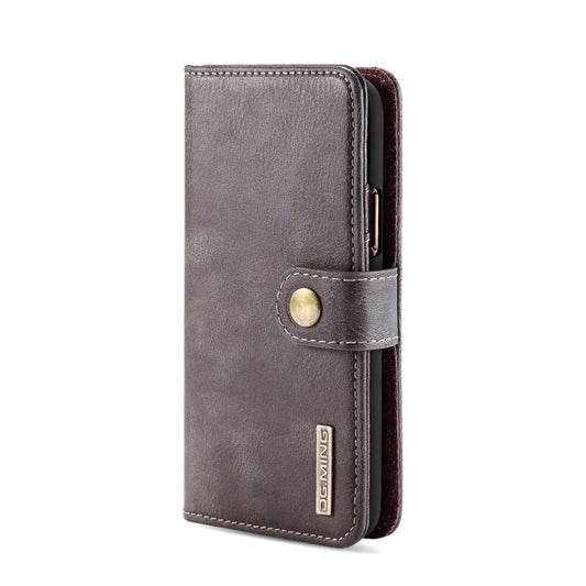For iPhone 11 Pro Max DG.MING Crazy Horse Texture Flip Detachable Magnetic Leather Case with Holder & Card Slots & Wallet (Grey) - iPhone 11 Pro Max Cases by DG.MING | Online Shopping UK | buy2fix