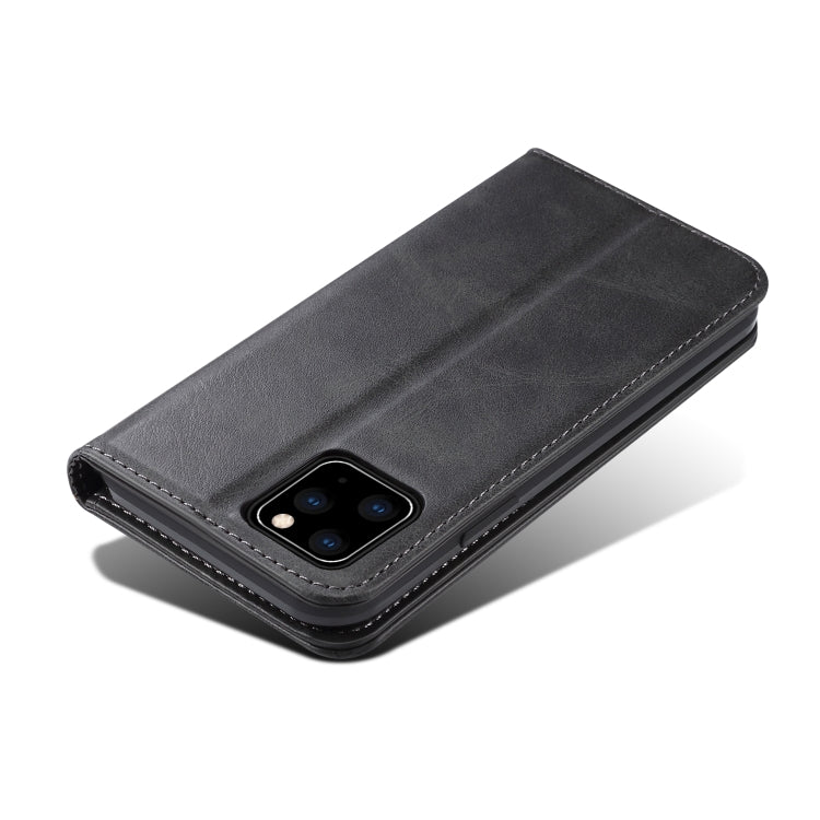 Suteni Calf Texture Horizontal Flip Leather Case with Holder & Card Slots & Wallet for iPhone 11 Pro(Black) - iPhone 11 Pro Cases by Suteni | Online Shopping UK | buy2fix