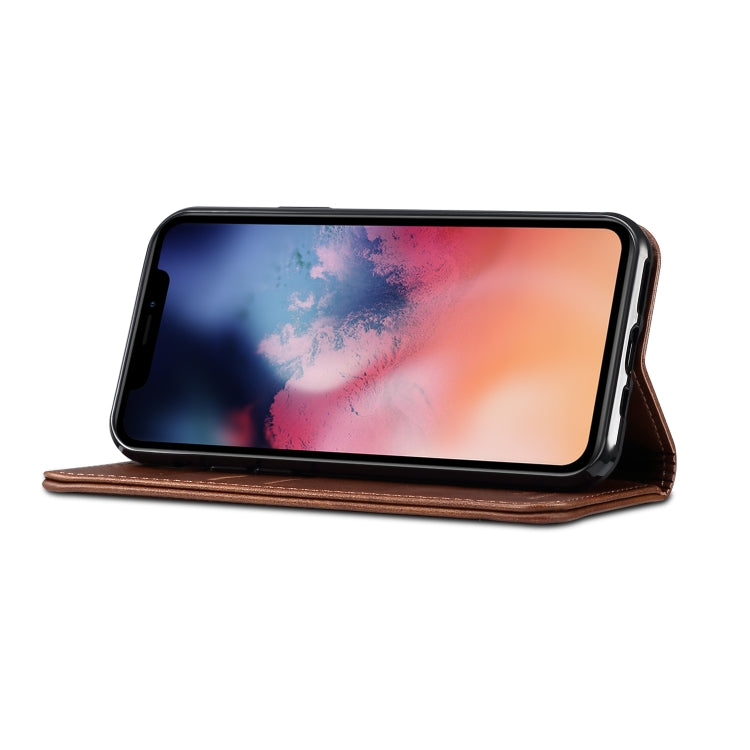 Suteni Calf Texture Horizontal Flip Leather Case with Holder & Card Slots & Wallet for iPhone 11(Brown) - iPhone 11 Cases by Suteni | Online Shopping UK | buy2fix