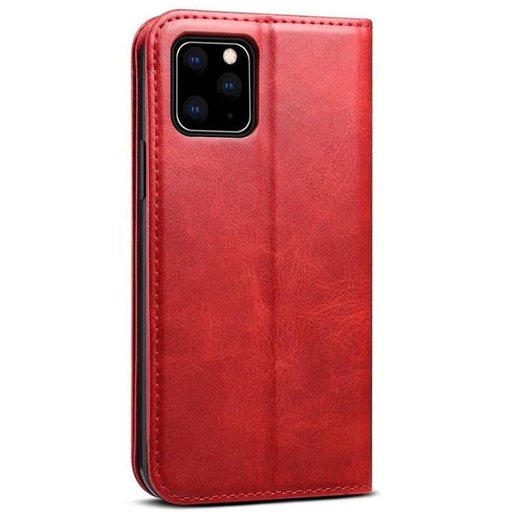 Suteni Calf Texture Horizontal Flip Leather Case with Holder & Card Slots & Wallet for iPhone 11 Pro Max(Red) - iPhone 11 Pro Max Cases by Suteni | Online Shopping UK | buy2fix